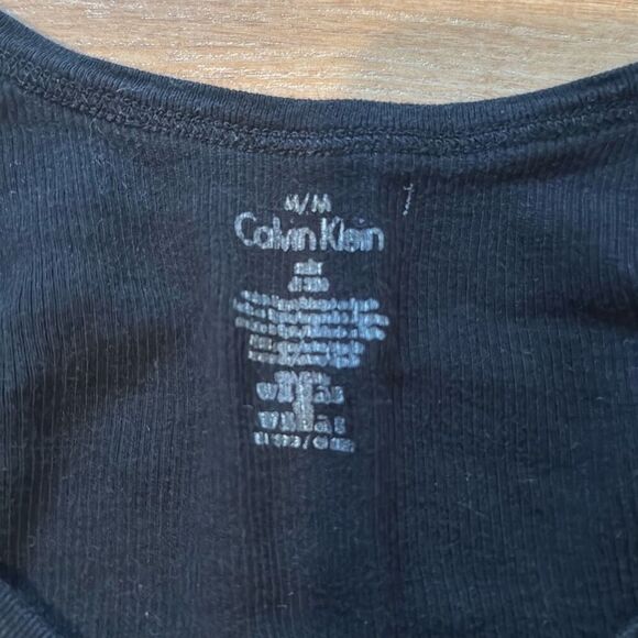 Calvin Klein Black Tank Top Size Medium - Picture 3 of 7